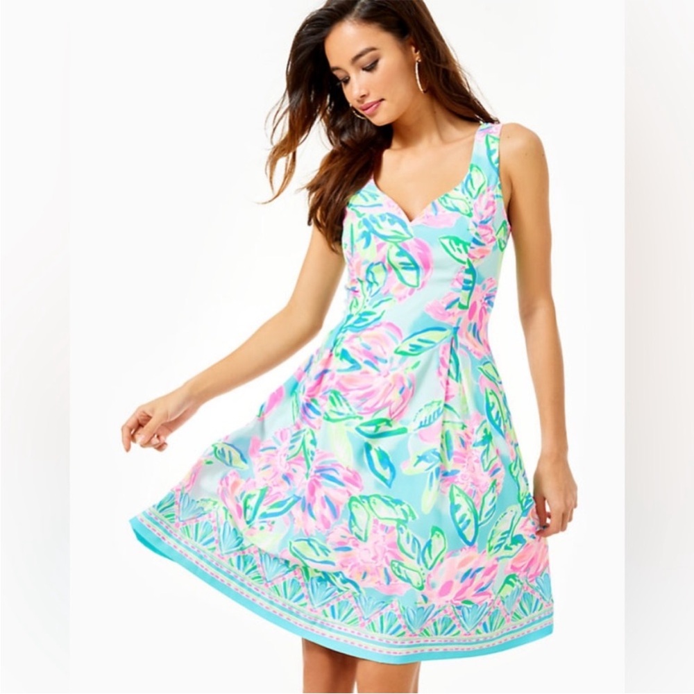 NWOT Lilly Pulitzer Linnet Stretch Dress 2